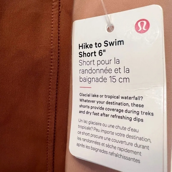 Lululemon High Rise Hike to Swim Short Sz 8 NWT - Picture 6 of 6